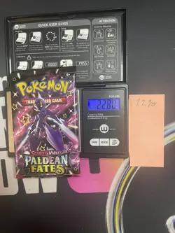 22.80g VERY HEAVY Paldean Fates Pokemon Sealed Booster Pack New SIR/HRU - Image 1