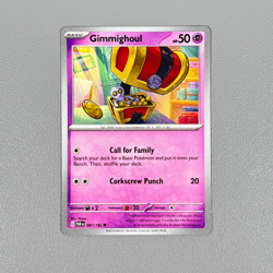 Pokemon TCG Card - Gimmighoul 87/182 Common | 2023 Paradox Rift | NM/Mint - Image 2