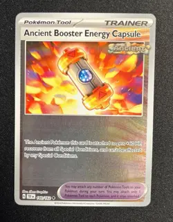 Ancient Booster Energy Capsule Reverse Holo 140/162 Temporal Forces Pokemon TCG - Image 1
