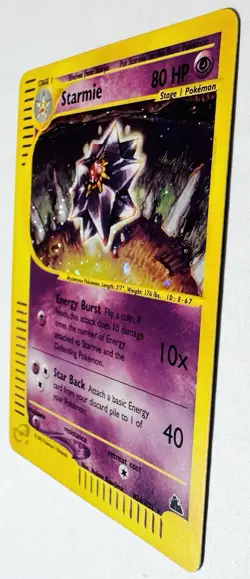 2003 Pokemon Skyridge H28/H32 Starmie Holo Rare Mint !! - Image 3