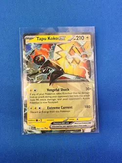 TAPU KOKO EX 2023 Pokemon Paradox Rift HOLO DOUBLE RARE 68/182 POKEMON - Image 1