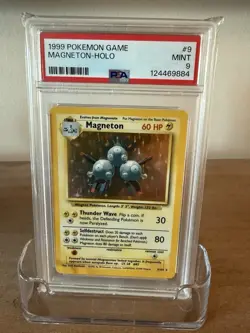 1999 POKEMON GAME MAGNETON-HOLO PSA 9 - Image 1