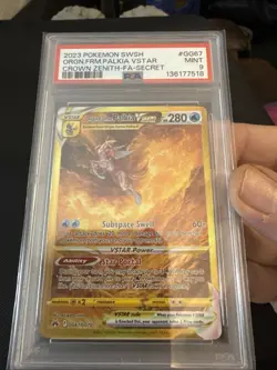 2023 Pokemon SWSH Crown Zenith #GG67/GG70 Origin Forme Palkia VSTAR PSA 9 MINT - Image 1