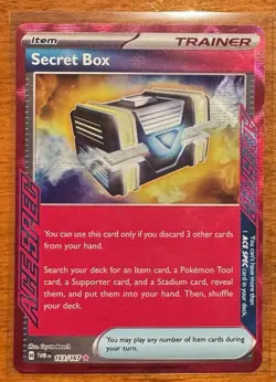 Pokemon TCG Secret Box 163/167 Twilight Masquerade Ace Spec Holo - Image 1