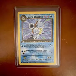 2000 Pokemon TCG Dark Blastoise Team Rocket 1st Edition Rare 20/82 Non-Holo - Image 1