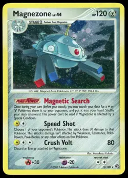 Pokemon TCG Magnezone Holo Rare D&P Stormfront 5/100 NM - Image 1