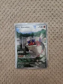 Pokemon TCG Koraidon SVP014 Pokemon Center Stamped Black Star Promo - NM - Image 1