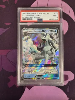 ERROR EVOLUTION BOX Alolan Ninetales GX 2017 POKEMON Guardians Rising Misprint - Image 1