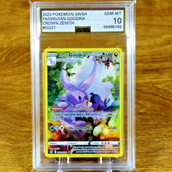 Pokemon Crown Zenith Hisuian Goodra GG21/GG70 AGS Gem-MT 10 FA Holo Rare 2023 - Image 1