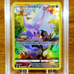Pokemon Crown Zenith Hisuian Goodra GG21/GG70 AGS Gem-MT 10 FA Holo Rare 2023 - Image 2