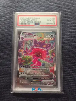 Gengar VMAX 271/264 Swsh08: Pokemon Fusion Strike Holo (PSA 10) - Image 1