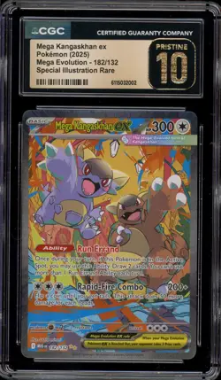 Pokemon Mega Kangaskhan ex Mega Evolution SIR #182 CGC 10 Pristine - Image 1