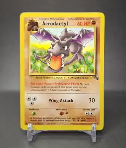 Pokemon TCG Aerodactyl 16/62 Fossil Regular NM - Image 1