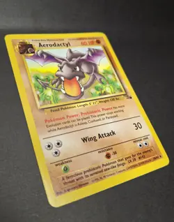 Pokemon TCG Aerodactyl 16/62 Fossil Regular NM - Image 3
