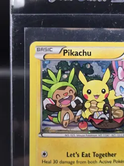 Pokemon TCG 2016 XY Black Star Promo Rare Holo Pikachu XY95 LP/MP - Image 2