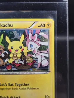 Pokemon TCG 2016 XY Black Star Promo Rare Holo Pikachu XY95 LP/MP - Image 3