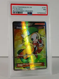 Bianca - Ultra Rare - BW Boundaries Crossed - POKEMON - 147/149 - 2012 PSA 7 - Image 2