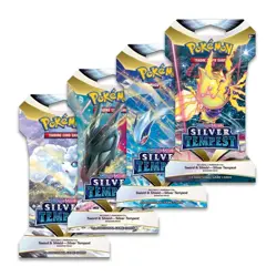 Lot of 90 - Pokemon TCG - Silver Tempest Sealed Sleeved Booster Packs - Image 1