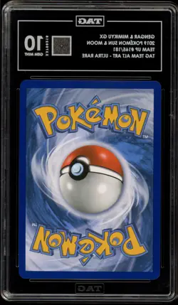 Pokemon Gengar & Mimikyu GX Team Up Full Alt Art #165 TAG 10 Gem Mint - Image 2
