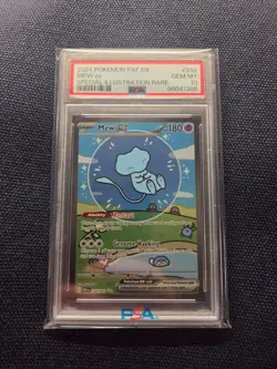 Mew ex 232/091 SV: Pokemon Paldean Fates Holo (PSA 10) - Image 1