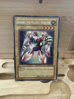 Yu-Gi-Oh! TCG Gamma the Magnet Warrior DOR-003 Secret Rare, Unlimited, MP - Image 1