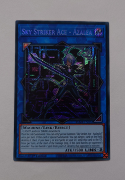 SKY STRIKER ACE AZALEA BLMR-EN052 SECRET RARE 1st EDITION YUGIOH *NEW & MINT* - Image 1