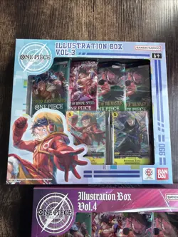 One Piece TCG Illustration Box Vol 3 & 4 Factory Sealed New SHIPS FREE! - Image 2