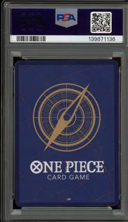 One Piece CCG Shanks 3rd Anniversary Gold OP09-004 PSA 10 Gem Mint - Image 2