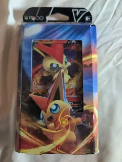Lot of 2 Nintendo Pokemon: "Gardevoir" & "Victini" V Battle Deck Trading Cards - Image 2