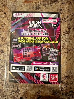 Union Arena - Goddess of Victory: Nikke Pilgrim Action Point Promo Card (New) - Image 2