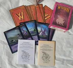Wyvern CCG Premiere Limited Starter Set Over 200 Cards +Rule Books 1994 Unplayed - Image 2