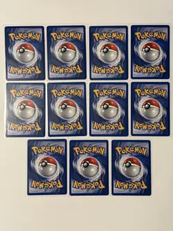 Lot of 11 Vintage Pokemon Gym Hero’s Cards WOTC LP-NM Condition! - Image 2