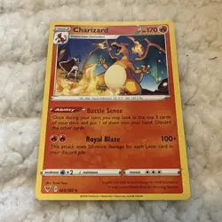 Pokemon TCG Charizard Vivid Voltage Regular Rare Card 025/185 - Image 1