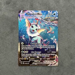 Vaporeon VMAX SWSH182 SWSH: Sword & Shield Black Star Promo Card Holo Near Mint - Image 1