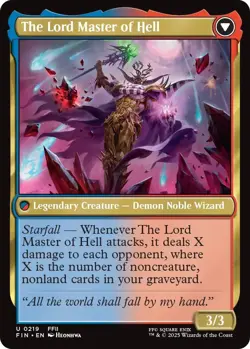 The Emperor of Palamecia // The Lord Master of Hell [FINAL FANTASY] Magic MTG - Image 2