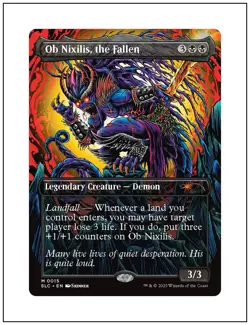 1x Ob Nixilis, the Fallen, 0015, Non-Foil, Secret Lair Encyclopedia, MTG NM - Image 1