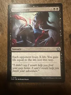 Exsanguinate [Foundations] Magic MTG Pack Fresh - Image 1