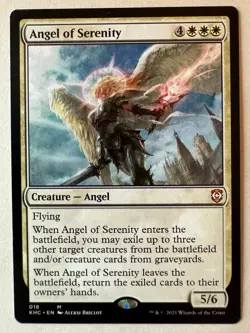 Angel of Serenity 018 Kaldheim Commander MTG NM - Image 1