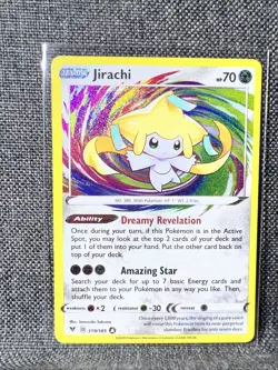 Pokemon TCG Jirachi Vivid Voltage 119/185 Amazing Rare Card - Image 1