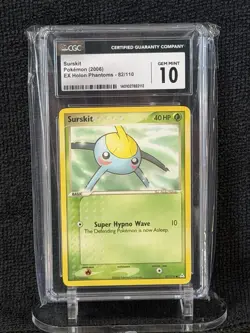 Pokemon Surskit EX Holon Phantoms 82/110 CGC 10 Common English 2006 - Image 1