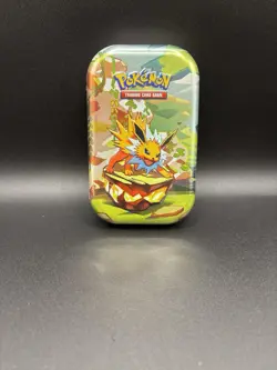 Pokemon TCG Prismatic Evolutions Mini-Tin Factory Sealed Jolteon - Image 1