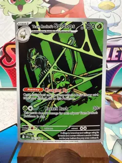 Team Rocket's Spidops 187/182 Illustration Rare - Destined Rivals - Pokemon TCG - Image 1