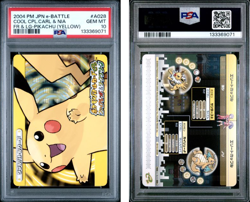 PSA 10 2025 CERT DRAGONITE/JOLTEON 2004 POKEMON JPN E BATTLE FRLG PIKACHU #A028 - Image 1
