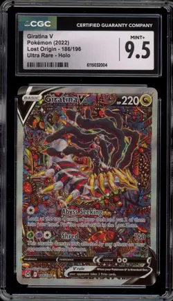 Pokemon Giratina V Lost Origin Full Alt Art #186 CGC 9.5 - Image 1