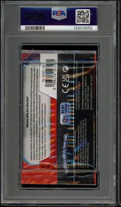 Pokemon Destined Rivals Cynthia and Garchomp Authentic Sealed Booster Pack PSA 9 - Image 2