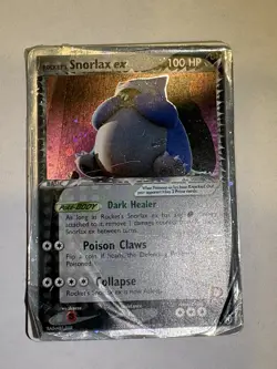 Pokemon Rocket's Snorlax ex 104/109 EX Team Rocket Returns Holo Rare Pokemon-ex - Image 1