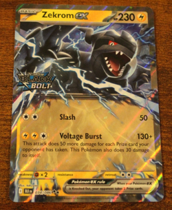 Pokemon Scarlet & Violet Black Bolt Zekrom ex 034/086 - Image 1