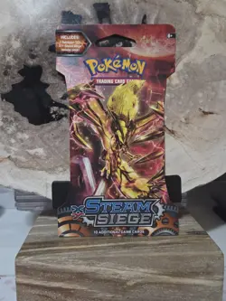 Pokemon XY Steam Siege Sleeved Booster Pack Factory Sealed - Image 1