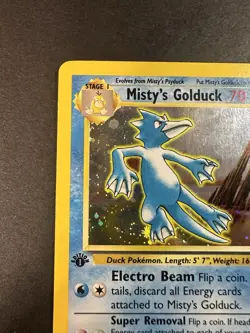 Misty's Golduck 12/132 Holo Gym Challenge - 1st Edition Pokemon WOTC Pokemon - Image 5