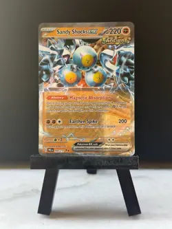 Pokemon TCG: 2025 Sandy Shocks EX 56/131-DOUBLE RARE HOLO-Prismatic Evolutions - Image 1